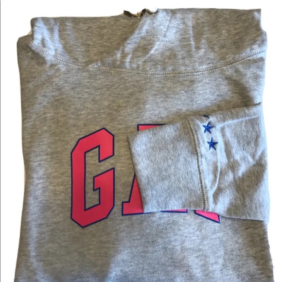 Gap Women’s Light Grey Hoodie Sweatshirt XS - Picture 8 of 10
